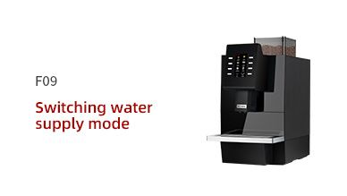 F09 Switching water supply mode