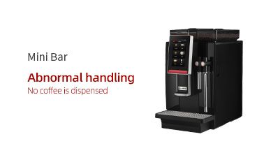 Mini Bar No coffee is dispensed