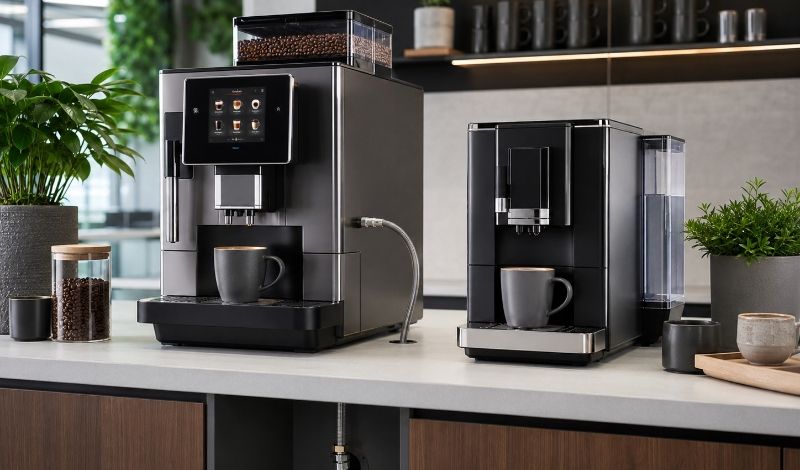 Plumbed-In vs Water Tank Office Coffee Machines: Which Is Better?