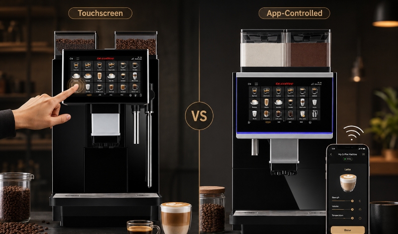 Touchscreen vs App-Controlled Coffee Machines: What’s the Difference?cid=12